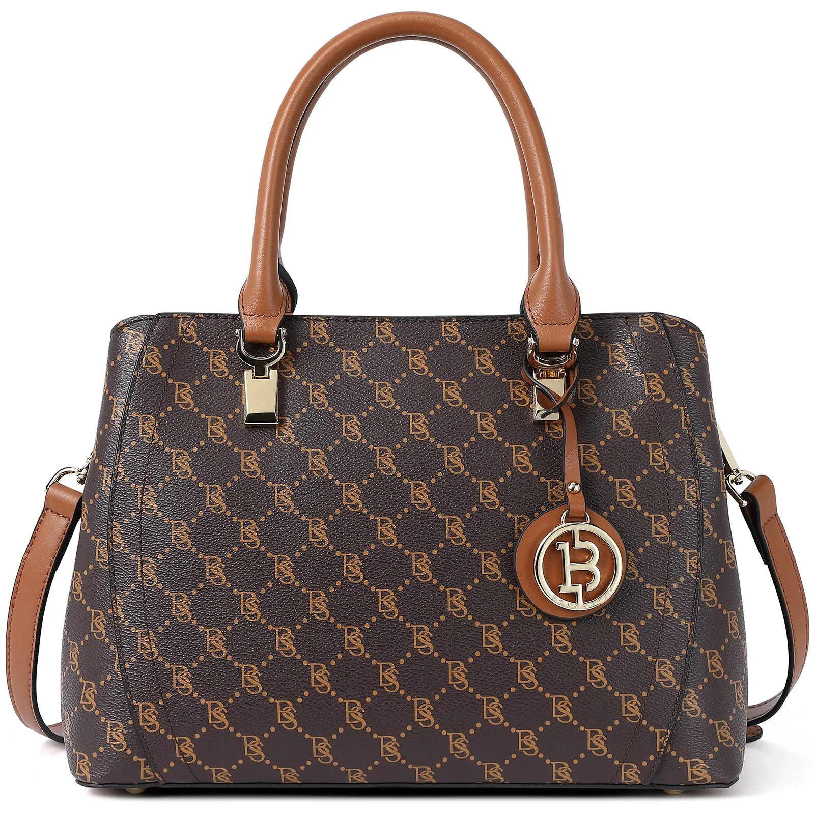 BOSTANTEN Women Leather Handbag Designer Top Handle Satchel Shoulder Bag Crossbody Purses