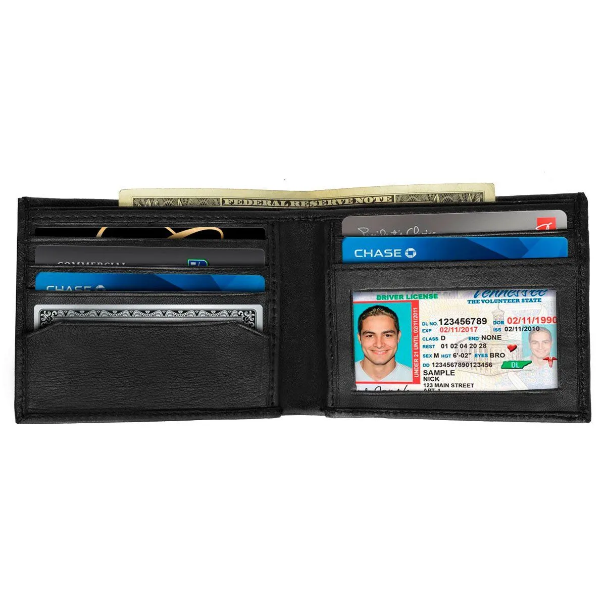 Leather Bifold Wallet