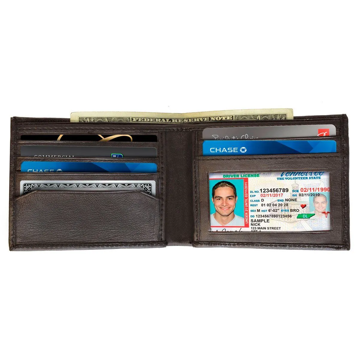 Leather Bifold Wallet