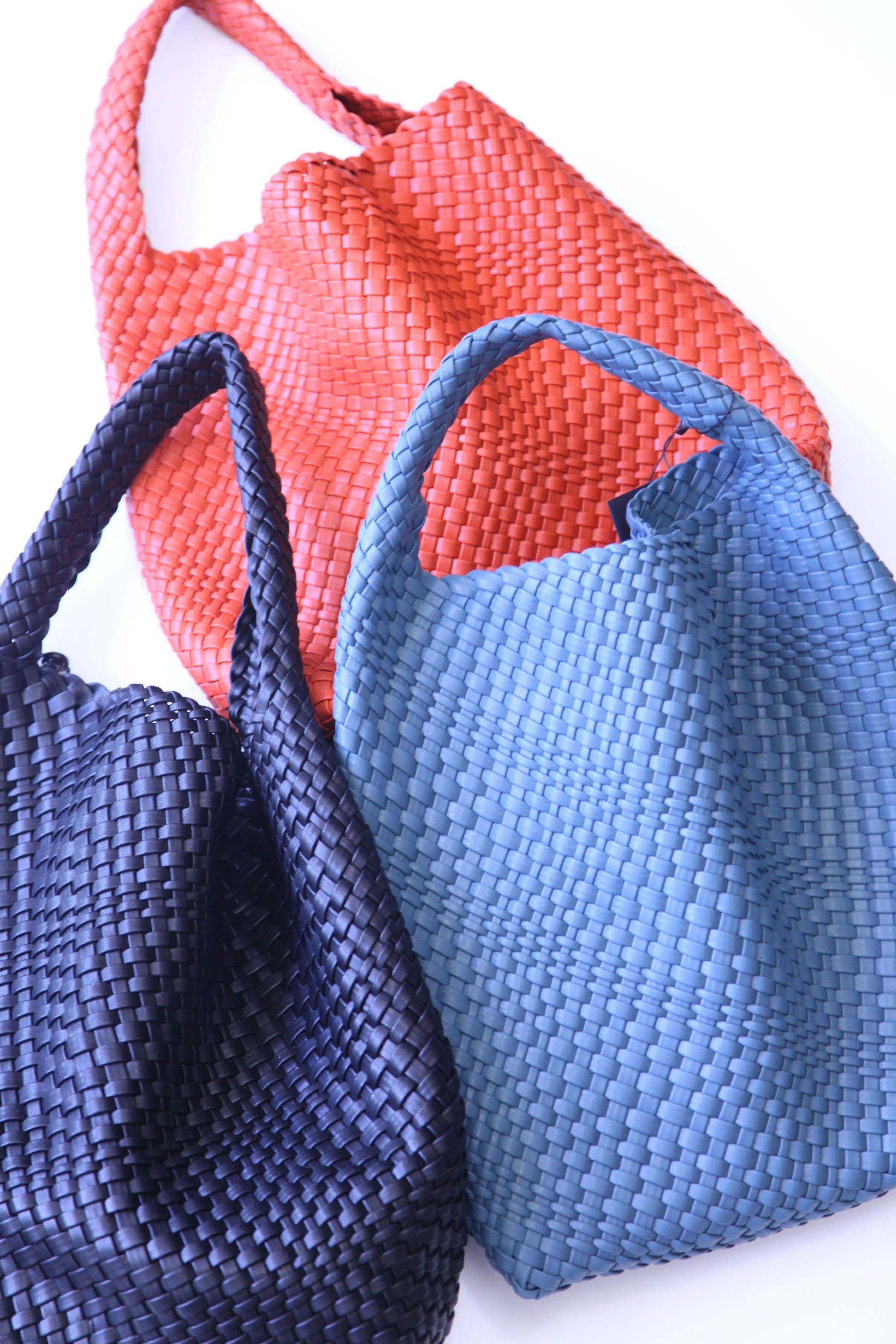 One Handle Woven Hobo Bag